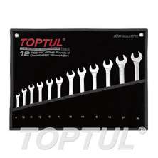 SIZE(mm) 12PCS. -POUCH BAG(BLACK) -75 ํ Offset Standard Combination Wrench Set 0