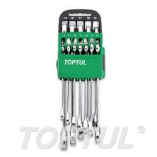 SIZE(mm) -STORAGE RACK(GREEN) -Pro-Series Ratchet Combination Wrench Set 0