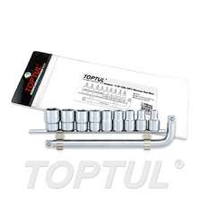 SIZE(mm) 10PCS -1/2" DR. 6PT Socket Rail Set 0