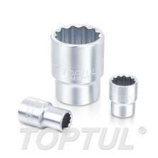 SIZE(mm) 3/8" -DR. 12PT Sockets 0