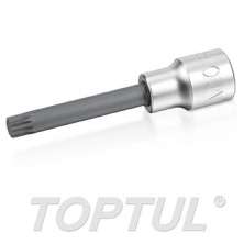 SIZE(M) 1/2" -Spline Bit Sockets 0