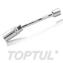 3/8",1/2" Extension Bar with Swivel Magnetic Spark Plug Socket 0