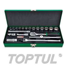 SIZE(mm) 20PCS -3/8" DR. 12PT Socket Set (METRIC) 0