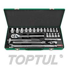 SIZE(mm) 24 PCS 1/2" DR. 6PT Socket Set 0