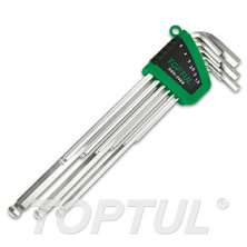 SIZE(mm) 9PCS -Extra Long Type Ball Point Hex Key Wrench Set 0