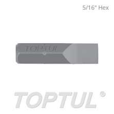 5/16" Hex Shank Slotted Insert Bits 0