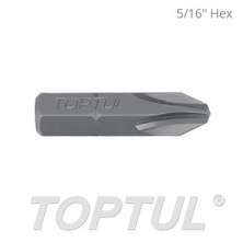 5/16" Hex Shank Phillips Insert Bits 0