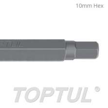 10mm Hex Shank Long Hexagon Insert Bits 0