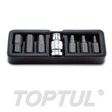 7PCS Dr.1/2" Screwdriver Bit Set 0