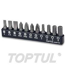 11PCS 1/4"(H) Screwdriver Bit Set 0