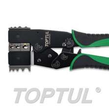 2-IN-1 Quick Interchangeable Ratchet Crimping Pliers (for Insulated and non-insulated terminals) 0