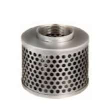 1 1/2 in. Size Round Hole Zinc Plated Steel Strainer  (NPSM Threads)  0